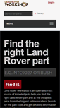 Mobile Screenshot of landroverworkshop.com